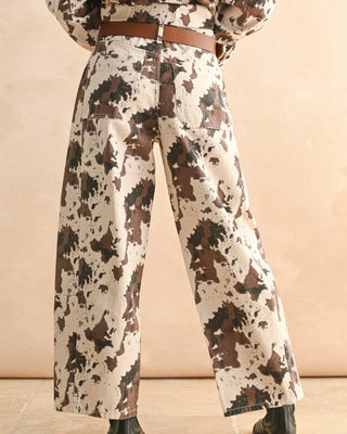 Saddle Up Printed Barrel Pants