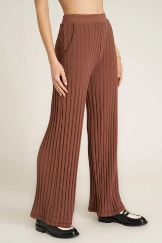 Lights Out Rib Pant - Russet Brown Project Social T