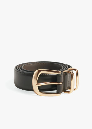 Jordan Belt Dark Brown/Gold - Favorite Daughter