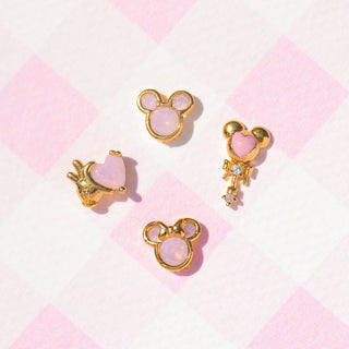 Disney Pink Dream Earring Set Gold - Girls Crew