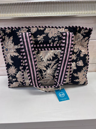 Quilted Print Tote Bag - Large