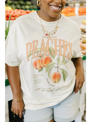 Organic Peaches Tee