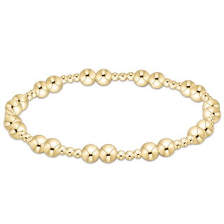Extends Together Gold Pattern Bracelet // Enewton