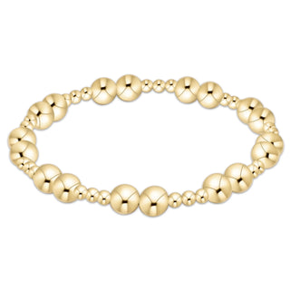 Extends Together Gold Pattern Bracelet // Enewton