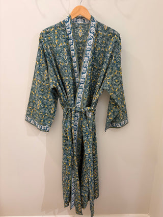 Light Cotton Floral Robes / One Size