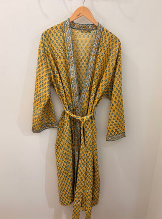 Light Cotton Floral Robes / One Size