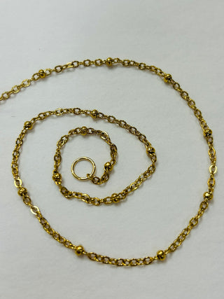 Gold Charmie Necklace Chains 16”-20”