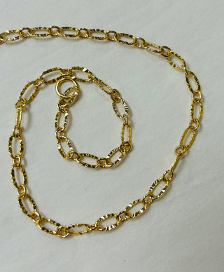 Gold Charmie Necklace Chains 16”-20”