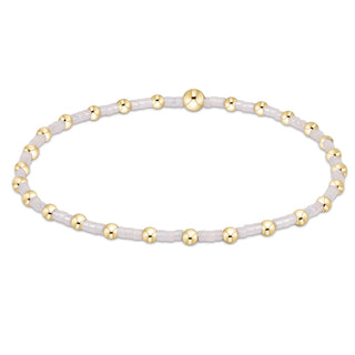 Hope Sincerity Bracelet - Silky White // Enewton