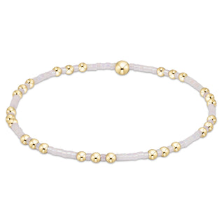 Hope Joy Bracelet - Silky White // Enewton