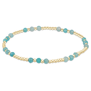 Joy Gem 3mm Bracelet - Amazonite // Enewton