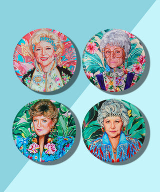 Golden Gals Set of 4 Coasters - Tart by Taylor