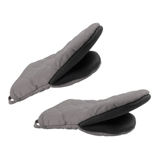 Neoprene Mini Mitts Set Of 2 - Solid Drizzle