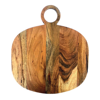 Acacia Wood Cheese/Cutting Board with Handle