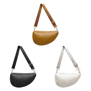 Romee Woven Saddle Bag