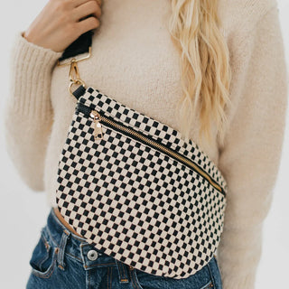 Westlyn Woven Bum Bag Checkered