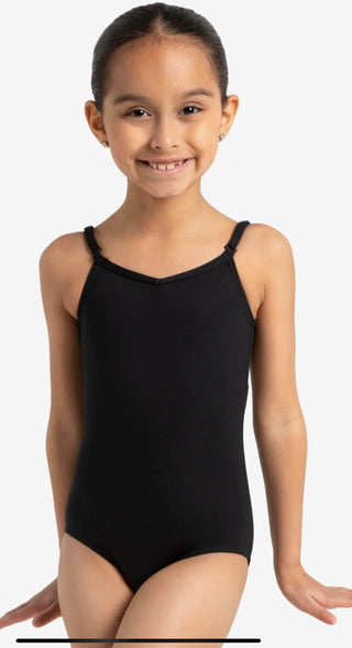 Capezio - TB1420C Cami Leo W/ Adjustable Straps - Blk