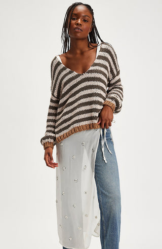 Free People Portland Pullover - Seaweed Shell