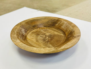 Large Round Wood Bowl