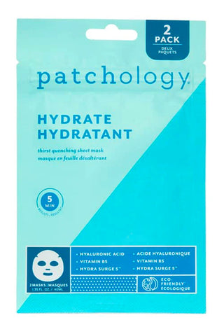 Patchology- Hydrate Sheet Mask 2 Pack