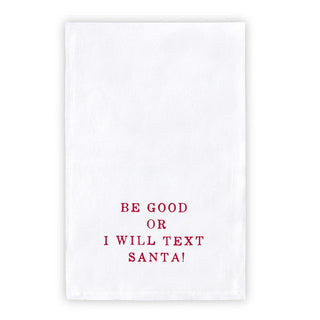 Text Santa Towel