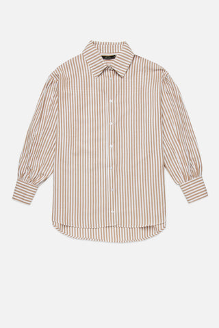 Deluc Fontelo Shirt Striped Tan