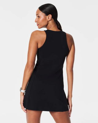 SPANXshape Get Moving Zip Front Dress - Black