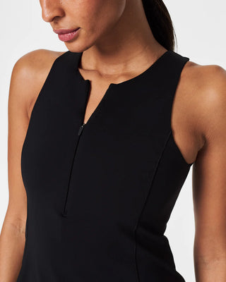 SPANXshape Get Moving Zip Front Dress - Black