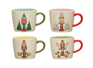 Stoneware Mug w/ Nutcracker