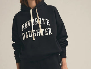 Favorite Daughter Collegiate Hoodie Black