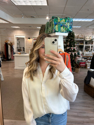 Pistola Tilda Button Up- Ecru