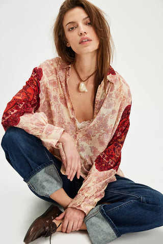 Free People- Rose Bud Blouse