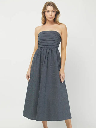 Lexi Tube Striped Maxi Dress