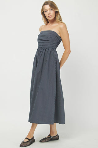 Lexi Tube Striped Maxi Dress