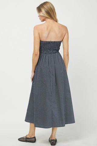 Lexi Tube Striped Maxi Dress