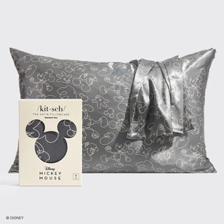 Kitsch - Mickey and Minnie Satin Pillow Case