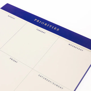 Legal Pad Weekly Planner