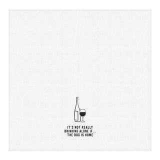 Drinks with Dogs Tea Towel