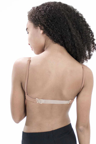 4722G Seamless Clear Back Bra - Nude