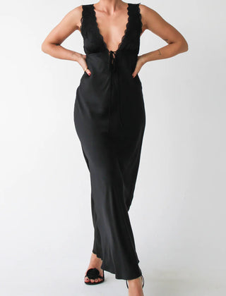 Venice Maxi Dress - Black - Rumored