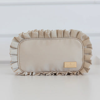 Nylon Medium Pouch - Nude