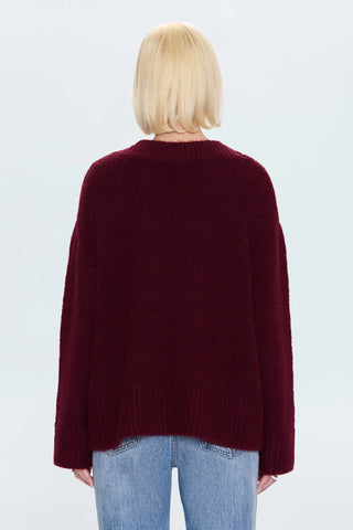 Talia Sweater Claret // Pistola