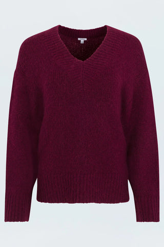Talia Sweater Claret // Pistola