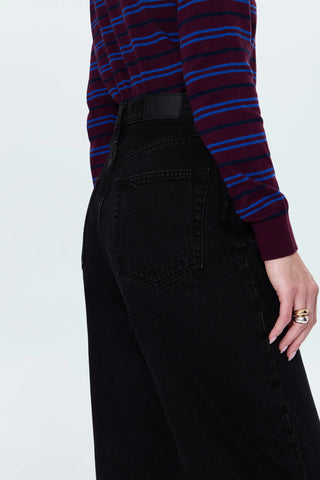 Pistola Tate High Rise Bowed Wide Leg Midnight