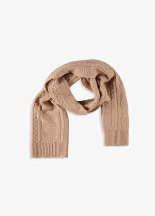 Favorite Daughter Cable Scarf Tawny Birch