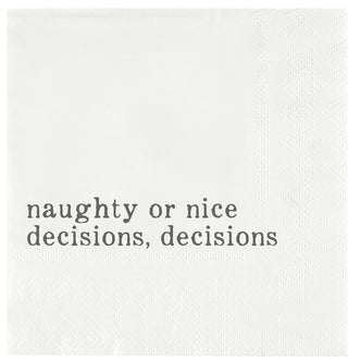 Naughty or Nice Paper Napkins