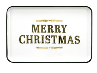 Merry Christmas Ceramic Platter
