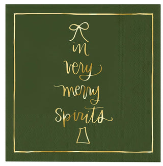 Merry Spirits Cocktail Napkins