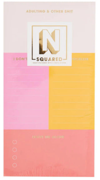 N Squared List Pad Colorblock