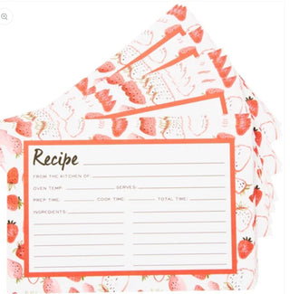 Strawberry Field Recipe Cards